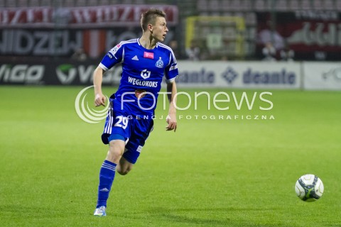  25.09.2013 LODZ PILKA NOZNA T-MOBILE EKSTRAKLASA SEZON 2013/2014 FOOTBALL POLISH EKSTRAKLASA SEASON WIDZEW LODZ - RUCH CHORZOW N/Z KAMIL WLODYKA SYLWETKA   