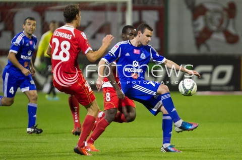  25.09.2013 LODZ PILKA NOZNA T-MOBILE EKSTRAKLASA SEZON 2013/2014 FOOTBALL POLISH EKSTRAKLASA SEASON WIDZEW LODZ - RUCH CHORZOW N/Z FILIP STARZYNSKI   