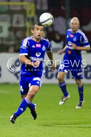  25.09.2013 LODZ PILKA NOZNA T-MOBILE EKSTRAKLASA SEZON 2013/2014 FOOTBALL POLISH EKSTRAKLASA SEASON WIDZEW LODZ - RUCH CHORZOW N/Z LUKASZ SURMA  SYLWETKA  