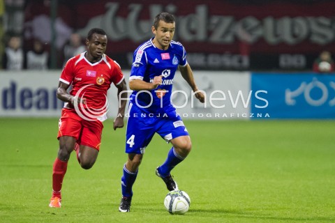  25.09.2013 LODZ PILKA NOZNA T-MOBILE EKSTRAKLASA SEZON 2013/2014 FOOTBALL POLISH EKSTRAKLASA SEASON WIDZEW LODZ - RUCH CHORZOW N/Z LUKASZ SURMA   