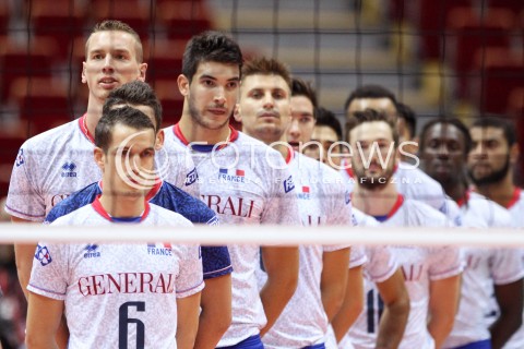  25.09.2013 GDANSK ERGO ARENA<br />SIATKOWKA MEZCZYZN<br />MISTRZOSTWA EUROPY W SIATKOWCE MEZCZYZN 2013 CEV VELUX<br />VOLLEYBALL EUROPEAN CHAMPIONSHIP MEN 2013 - FINAL ROUND <br />BARAZE O AWANS DO CWIERCFINALU<br />FRANCJA - ROSJA ( FRANCE - RUSSIA )<br />N/Z ZAWODNICY FRANCJI<br /> 