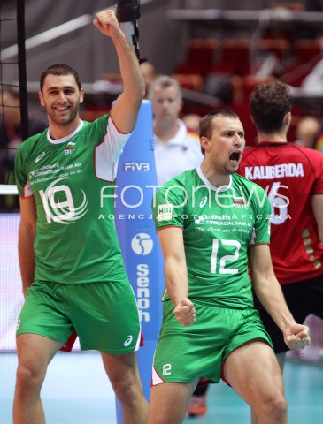  25.09.2013 GDANSK ERGO ARENA<br />SIATKOWKA MEZCZYZN<br />MISTRZOSTWA EUROPY W SIATKOWCE MEZCZYZN 2013 CEV VELUX<br />VOLLEYBALL EUROPEAN CHAMPIONSHIP MEN 2013 - FINAL ROUND <br />BARAZE O AWANS DO CWIERCFINALU<br />NIEMCY - BULGARIA ( GERMANY - BULGARIA )<br />N/Z VIKTOR YOSIFOV TSVETAN SOKOLOV RADOSC EMOCJE SYLWETKA <br /> 