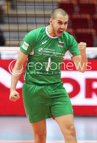 25.09.2013 GDANSK ERGO ARENA<br />SIATKOWKA MEZCZYZN<br />MISTRZOSTWA EUROPY W SIATKOWCE MEZCZYZN 2013 CEV VELUX<br />VOLLEYBALL EUROPEAN CHAMPIONSHIP MEN 2013 - FINAL ROUND <br />BARAZE O AWANS DO CWIERCFINALU<br />NIEMCY - BULGARIA ( GERMANY - BULGARIA )<br />N/Z GEORGI BRATOEV SYLWETKA RADOSC EMOCJE <br /> 