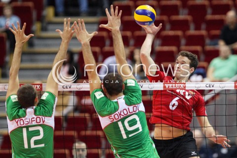  25.09.2013 GDANSK ERGO ARENA<br />SIATKOWKA MEZCZYZN<br />MISTRZOSTWA EUROPY W SIATKOWCE MEZCZYZN 2013 CEV VELUX<br />VOLLEYBALL EUROPEAN CHAMPIONSHIP MEN 2013 - FINAL ROUND <br />BARAZE O AWANS DO CWIERCFINALU<br />NIEMCY - BULGARIA ( GERMANY - BULGARIA )<br />N/Z DENYS KALIBERDA VIKTOR YOSIFOV TSVETAN SOKOLOV <br /> 