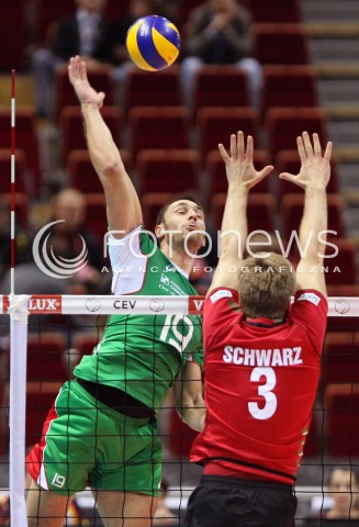  25.09.2013 GDANSK ERGO ARENA<br />SIATKOWKA MEZCZYZN<br />MISTRZOSTWA EUROPY W SIATKOWCE MEZCZYZN 2013 CEV VELUX<br />VOLLEYBALL EUROPEAN CHAMPIONSHIP MEN 2013 - FINAL ROUND <br />BARAZE O AWANS DO CWIERCFINALU<br />NIEMCY - BULGARIA ( GERMANY - BULGARIA )<br />N/Z TSVETAN SOKOLOV SEBASTIAN SCHWARZ <br /> 