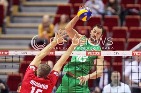  25.09.2013 GDANSK ERGO ARENA<br />SIATKOWKA MEZCZYZN<br />MISTRZOSTWA EUROPY W SIATKOWCE MEZCZYZN 2013 CEV VELUX<br />VOLLEYBALL EUROPEAN CHAMPIONSHIP MEN 2013 - FINAL ROUND <br />BARAZE O AWANS DO CWIERCFINALU<br />NIEMCY - BULGARIA ( GERMANY - BULGARIA )<br />N/Z NIKOLOV NIKOLAY TIM BROSHOG <br /> 