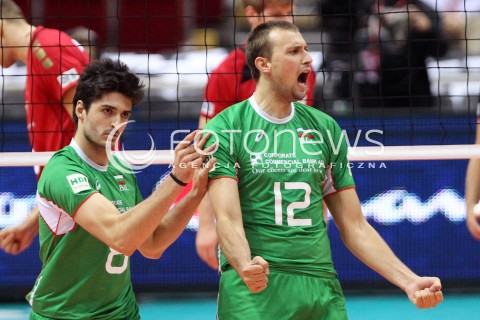  25.09.2013 GDANSK ERGO ARENA<br />SIATKOWKA MEZCZYZN<br />MISTRZOSTWA EUROPY W SIATKOWCE MEZCZYZN 2013 CEV VELUX<br />VOLLEYBALL EUROPEAN CHAMPIONSHIP MEN 2013 - FINAL ROUND <br />BARAZE O AWANS DO CWIERCFINALU<br />NIEMCY - BULGARIA ( GERMANY - BULGARIA )<br />N/Z VIKTOR YOSIFOV TODOR SKRIMOV RADOSC EMOCJE <br /> 