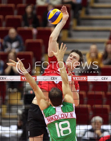  25.09.2013 GDANSK ERGO ARENA<br />SIATKOWKA MEZCZYZN<br />MISTRZOSTWA EUROPY W SIATKOWCE MEZCZYZN 2013 CEV VELUX<br />VOLLEYBALL EUROPEAN CHAMPIONSHIP MEN 2013 - FINAL ROUND <br />BARAZE O AWANS DO CWIERCFINALU<br />NIEMCY - BULGARIA ( GERMANY - BULGARIA )<br />N/Z DENYS KALIBERDA NIKOLOV NIKOLAY <br /> 