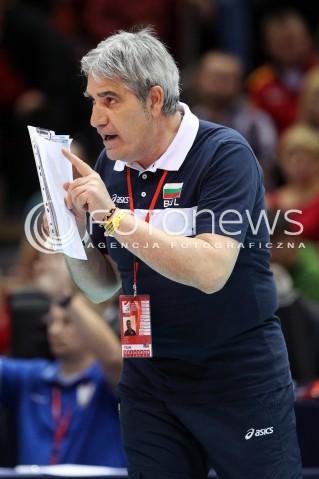  25.09.2013 GDANSK ERGO ARENA<br />SIATKOWKA MEZCZYZN<br />MISTRZOSTWA EUROPY W SIATKOWCE MEZCZYZN 2013 CEV VELUX<br />VOLLEYBALL EUROPEAN CHAMPIONSHIP MEN 2013 - FINAL ROUND <br />BARAZE O AWANS DO CWIERCFINALU<br />NIEMCY - BULGARIA ( GERMANY - BULGARIA )<br />N/Z CAMILLO PLACI HEAD COACH ( TRENER ) SYLWETKA <br /> 