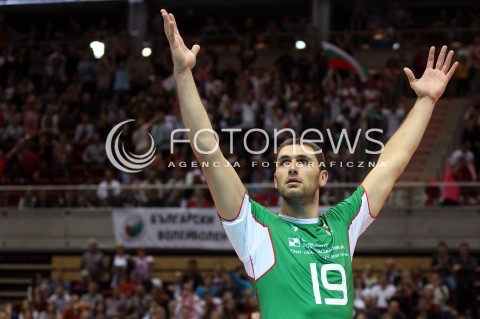 25.09.2013 GDANSK ERGO ARENA<br />SIATKOWKA MEZCZYZN<br />MISTRZOSTWA EUROPY W SIATKOWCE MEZCZYZN 2013 CEV VELUX<br />VOLLEYBALL EUROPEAN CHAMPIONSHIP MEN 2013 - FINAL ROUND <br />BARAZE O AWANS DO CWIERCFINALU<br />NIEMCY - BULGARIA ( GERMANY - BULGARIA )<br />N/Z TSVETAN SOKOLOV RADOSC EMOCJE SYLWETKA <br /> 