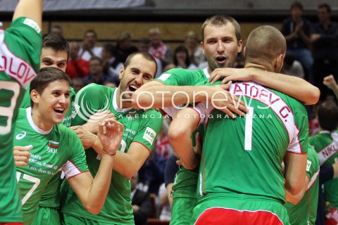  25.09.2013 GDANSK ERGO ARENA<br />SIATKOWKA MEZCZYZN<br />MISTRZOSTWA EUROPY W SIATKOWCE MEZCZYZN 2013 CEV VELUX<br />VOLLEYBALL EUROPEAN CHAMPIONSHIP MEN 2013 - FINAL ROUND <br />BARAZE O AWANS DO CWIERCFINALU<br />NIEMCY - BULGARIA ( GERMANY - BULGARIA )<br />N/Z VALENTIN BRATOEV VIKTOR YOSIFOV GEORGI BRATOEV NIKOLAY PENCHEV RADOSC EMOCJE  WYGRANA<br /> 