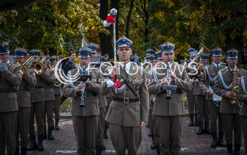  27.09.2013 WARSZAWA 74. ROCZNICA POWSTANIA POLSKIEGO PANSTWA PODZIEMNEGO N/Z ORKIESTRA WOJSKOWA  