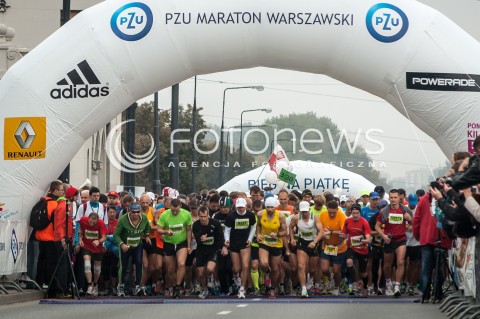  29.09.2013 WARSZAWA 35 PZU MARATON WARSZAWSKI N/Z START  