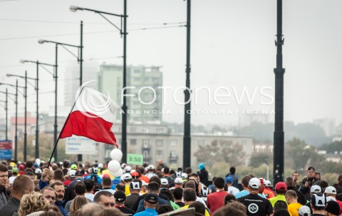  29.09.2013 WARSZAWA 35 PZU MARATON WARSZAWSKI N/Z START KIBICE  