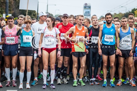  29.09.2013 WARSZAWA 35 PZU MARATON WARSZAWSKI N/Z START BIEGU NA 5 KM  