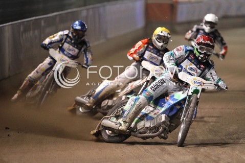  29.09.2013 RZESZOW ZUZEL SPEEDWAY <br />FINAL INDYWIDUALNYCH MISTRZOSTW EUROPY 2013 NA ZUZLU W RZESZOWIE<br />FINAL ROUND INDIVIDUAL SPEEDWAY EUROPEAN CHAMPIONSHIP IN RZESZOW<br />N/Z BIEG 6: HANS ANDERSEN (CZERWONY), FREDRIK LINDGREN (NIEBIESKI), SEBASTIAN ULAMEK (BIALY), ROBERT MISKOWIAK (ZOLTY)<br /> 
