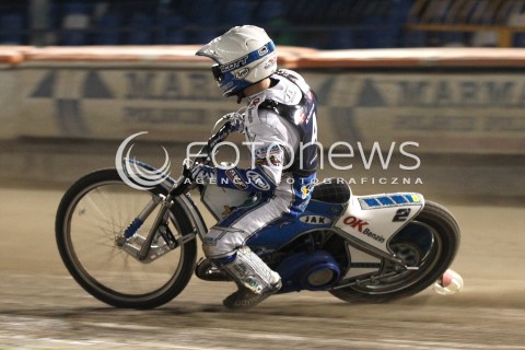  29.09.2013 RZESZOW ZUZEL SPEEDWAY <br />FINAL INDYWIDUALNYCH MISTRZOSTW EUROPY 2013 NA ZUZLU W RZESZOWIE<br />FINAL ROUND INDIVIDUAL SPEEDWAY EUROPEAN CHAMPIONSHIP IN RZESZOW<br />N/Z BIEG 10: NICKI PEDERSEN (BIALY)<br /> 
