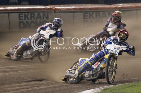 29.09.2013 RZESZOW ZUZEL SPEEDWAY <br />FINAL INDYWIDUALNYCH MISTRZOSTW EUROPY 2013 NA ZUZLU W RZESZOWIE<br />FINAL ROUND INDIVIDUAL SPEEDWAY EUROPEAN CHAMPIONSHIP IN RZESZOW<br />N/Z BIEG 18: ANDRIEJ KARPOW (CZERWONY), JURICA PAVLIC (BIALY), LEON MADSEN (ZOLTY)<br /> 
