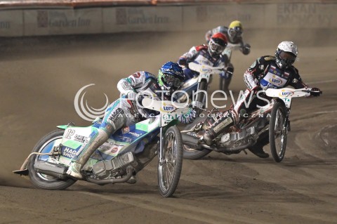  29.09.2013 RZESZOW ZUZEL SPEEDWAY <br />FINAL INDYWIDUALNYCH MISTRZOSTW EUROPY 2013 NA ZUZLU W RZESZOWIE<br />FINAL ROUND INDIVIDUAL SPEEDWAY EUROPEAN CHAMPIONSHIP IN RZESZOW<br />N/Z BIEG 20: LUKASZ SOWKA (CZERWONY), HANS ANDERSEN (NIEBIESKI), GRZEGORZ ZENGOTA (BIALY), NICOLAS COVATTI (ZOLTY)<br /> 