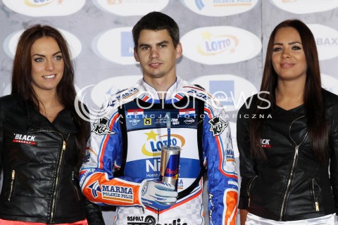  29.09.2013 RZESZOW ZUZEL SPEEDWAY <br />FINAL INDYWIDUALNYCH MISTRZOSTW EUROPY 2013 NA ZUZLU W RZESZOWIE<br />FINAL ROUND INDIVIDUAL SPEEDWAY EUROPEAN CHAMPIONSHIP IN RZESZOW<br />N/Z JURICA PAVLIC SYLWETKA<br /> 