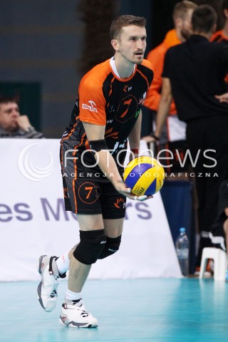  04.10.2013 RZESZOW<br />SIATKOWKA MEZCZYZN<br />MECZ TOWARZYSKI<br />ASSECO RESOVIA - JASTRZEBSKI WEGIEL<br />N/Z MICHAL MASNY SYLWETKA<br /> 