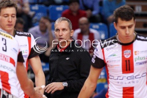  04.10.2013 RZESZOW<br />SIATKOWKA MEZCZYZN<br />MECZ TOWARZYSKI<br />ASSECO RESOVIA - JASTRZEBSKI WEGIEL<br />N/Z ANDRZEJ KOWAL ( TRENER )<br /> 