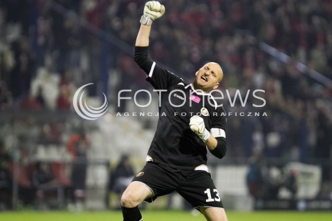  06.10.2013 LODZ PILKA NOZNA T-MOBILE EKSTRAKLASA SEZON 2013/2014 FOOTBALL POLISH EKSTRAKLASA SEASON WIDZEW LODZ - LECHIA GDANSK N/Z MACIEJ MIELCARZ RADOSC GOL   