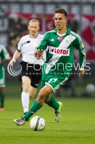  06.10.2013 LODZ PILKA NOZNA T-MOBILE EKSTRAKLASA SEZON 2013/2014 FOOTBALL POLISH EKSTRAKLASA SEASON WIDZEW LODZ - LECHIA GDANSK N/Z MARCIN PIETROWSKI SYLWETKA   