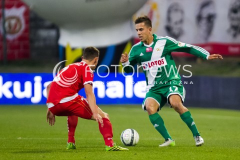  06.10.2013 LODZ PILKA NOZNA T-MOBILE EKSTRAKLASA SEZON 2013/2014 FOOTBALL POLISH EKSTRAKLASA SEASON WIDZEW LODZ - LECHIA GDANSK N/Z MARCIN PIETROWSKI   