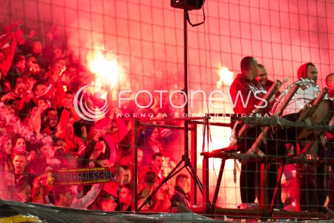  06.10.2013 LODZ PILKA NOZNA T-MOBILE EKSTRAKLASA SEZON 2013/2014 FOOTBALL POLISH EKSTRAKLASA SEASON WIDZEW LODZ - LECHIA GDANSK N/Z KIBICE RACE   