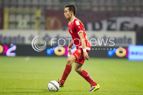 06.10.2013 LODZ PILKA NOZNA T-MOBILE EKSTRAKLASA SEZON 2013/2014 FOOTBALL POLISH EKSTRAKLASA SEASON WIDZEW LODZ - LECHIA GDANSK N/Z MARIUSZ RYBICKI SYLWETKA   