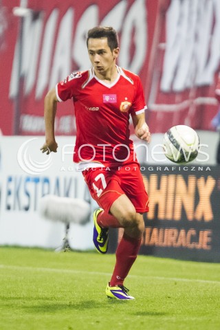  06.10.2013 LODZ PILKA NOZNA T-MOBILE EKSTRAKLASA SEZON 2013/2014 FOOTBALL POLISH EKSTRAKLASA SEASON WIDZEW LODZ - LECHIA GDANSK N/Z MARIUSZ RYBICKI SYLWETKA   