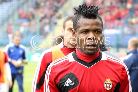  06.10.2013 KRAKOW <br />PILKA NOZNA POLSKA T-MOBILE EKSTRAKLASA SEZON 2013/2014 FOOTBALL POLISH EKSTRAKLASA SEASON 2013/2014 WISLA KRAKOW - LEGIA WARSZAWA<br />N/Z EMMANUEL SARKI <br /> 