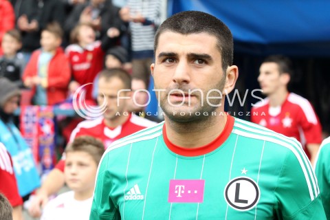  06.10.2013 KRAKOW <br />PILKA NOZNA POLSKA T-MOBILE EKSTRAKLASA SEZON 2013/2014 FOOTBALL POLISH EKSTRAKLASA SEASON 2013/2014 WISLA KRAKOW - LEGIA WARSZAWA<br />N/Z WLADIMER DWALISZWILI <br /> 