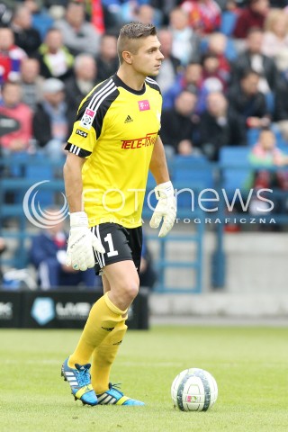  06.10.2013 KRAKOW <br />PILKA NOZNA POLSKA T-MOBILE EKSTRAKLASA SEZON 2013/2014 FOOTBALL POLISH EKSTRAKLASA SEASON 2013/2014 WISLA KRAKOW - LEGIA WARSZAWA<br />N/Z MICHAL MISKIEWICZ SYLWETKA <br /> 