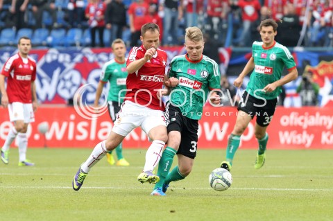  06.10.2013 KRAKOW <br />PILKA NOZNA POLSKA T-MOBILE EKSTRAKLASA SEZON 2013/2014 FOOTBALL POLISH EKSTRAKLASA SEASON 2013/2014 WISLA KRAKOW - LEGIA WARSZAWA<br />N/Z DOMINIK FURMAN OSTOJA STJEPANOVIC <br /> 