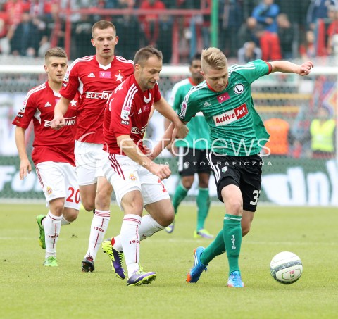  06.10.2013 KRAKOW <br />PILKA NOZNA POLSKA T-MOBILE EKSTRAKLASA SEZON 2013/2014 FOOTBALL POLISH EKSTRAKLASA SEASON 2013/2014 WISLA KRAKOW - LEGIA WARSZAWA<br />N/Z DOMINIK FURMAN OSTOJA STJEPANOVIC <br /> 