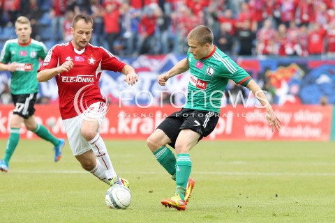  06.10.2013 KRAKOW <br />PILKA NOZNA POLSKA T-MOBILE EKSTRAKLASA SEZON 2013/2014 FOOTBALL POLISH EKSTRAKLASA SEASON 2013/2014 WISLA KRAKOW - LEGIA WARSZAWA<br />N/Z HENRIK OJAMAA OSTOJA STJEPANOVIC <br /> 