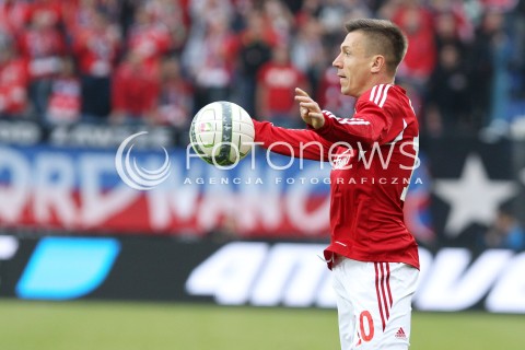  06.10.2013 KRAKOW <br />PILKA NOZNA POLSKA T-MOBILE EKSTRAKLASA SEZON 2013/2014 FOOTBALL POLISH EKSTRAKLASA SEASON 2013/2014 WISLA KRAKOW - LEGIA WARSZAWA<br />N/Z LUKASZ GARGULA <br /> 