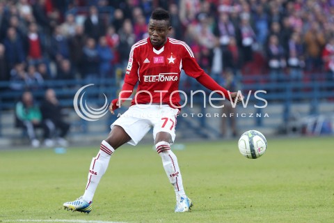  06.10.2013 KRAKOW <br />PILKA NOZNA POLSKA T-MOBILE EKSTRAKLASA SEZON 2013/2014 FOOTBALL POLISH EKSTRAKLASA SEASON 2013/2014 WISLA KRAKOW - LEGIA WARSZAWA<br />N/Z WILDE-DONALD GUERRIER SYLWETKA <br /> 