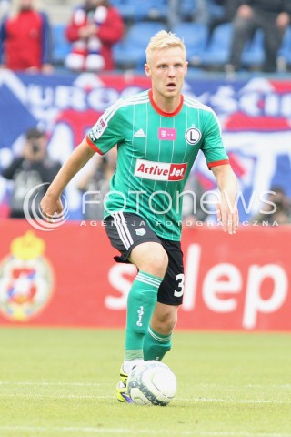  06.10.2013 KRAKOW <br />PILKA NOZNA POLSKA T-MOBILE EKSTRAKLASA SEZON 2013/2014 FOOTBALL POLISH EKSTRAKLASA SEASON 2013/2014 WISLA KRAKOW - LEGIA WARSZAWA<br />N/Z DANIEL LUKASIK SYLWETKA <br /> 