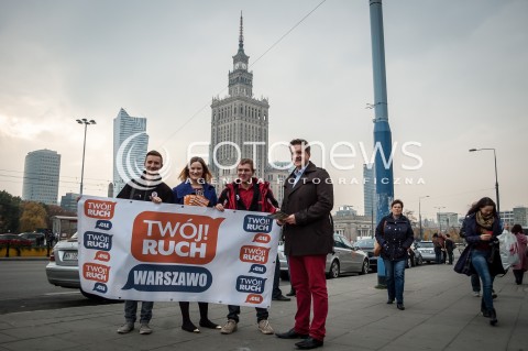  10.10.2013 WARSZAWA KONFERENCJA PRASOWA TWOJEGO RUCHU Z UDZIALEM POSLA ANDRZEJA ROZENKA N/Z GRZEGORZ WALKIEWICZ MLODZIEZOWKA TWOJEGO RUCHU  