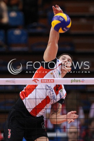  11.10.2013 RZESZOW<br />SIATKOWKA PLUS LIGA 2013/2014 MEN VOLLEYBALL POLAND POLISH PLUSLIGA LEAGUE SEASON 2013/2014 <br />MECZ ASSECO RESOVIA RZESZOW - BBTS BIELSKO BIALA <br />N/Z MICHAL FILIP SYLWETKA<br /> 