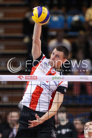  11.10.2013 RZESZOW<br />SIATKOWKA PLUS LIGA 2013/2014 MEN VOLLEYBALL POLAND POLISH PLUSLIGA LEAGUE SEASON 2013/2014 <br />MECZ ASSECO RESOVIA RZESZOW - BBTS BIELSKO BIALA <br />N/Z WOJCIECH GRZYB SYLWETKA<br /> 