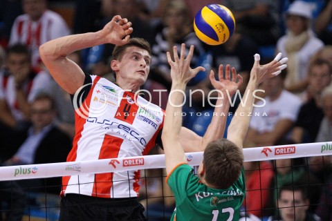  11.10.2013 RZESZOW<br />SIATKOWKA PLUS LIGA 2013/2014 MEN VOLLEYBALL POLAND POLISH PLUSLIGA LEAGUE SEASON 2013/2014 <br />MECZ ASSECO RESOVIA RZESZOW - BBTS BIELSKO BIALA <br />N/Z DAWID KONARSKI GRZEGORZ KOKOCINSKI <br /> 