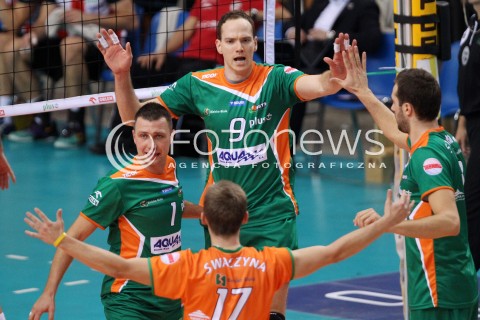  11.10.2013 RZESZOW<br />SIATKOWKA PLUS LIGA 2013/2014 MEN VOLLEYBALL POLAND POLISH PLUSLIGA LEAGUE SEASON 2013/2014 <br />MECZ ASSECO RESOVIA RZESZOW - BBTS BIELSKO BIALA <br />N/Z JOSE LUIS GONZALEZ MACIEJ FIJALEK RADOSC EMOCJE <br /> 