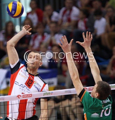  11.10.2013 RZESZOW<br />SIATKOWKA PLUS LIGA 2013/2014 MEN VOLLEYBALL POLAND POLISH PLUSLIGA LEAGUE SEASON 2013/2014 <br />MECZ ASSECO RESOVIA RZESZOW - BBTS BIELSKO BIALA <br />N/Z LUKASZ PERLOWSKI BARTOSZ BUNIAK <br /> 