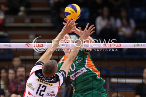  11.10.2013 RZESZOW<br />SIATKOWKA PLUS LIGA 2013/2014 MEN VOLLEYBALL POLAND POLISH PLUSLIGA LEAGUE SEASON 2013/2014 <br />MECZ ASSECO RESOVIA RZESZOW - BBTS BIELSKO BIALA <br />N/Z BARTOSZ BUNIAK LUKASZ PERLOWSKI <br /> 