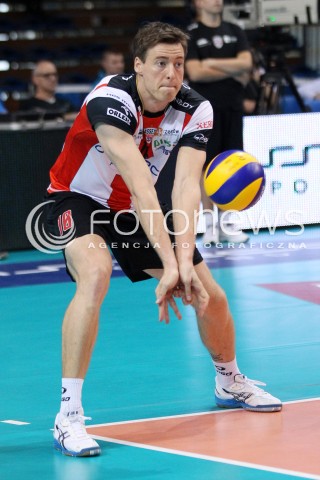  11.10.2013 RZESZOW<br />SIATKOWKA PLUS LIGA 2013/2014 MEN VOLLEYBALL POLAND POLISH PLUSLIGA LEAGUE SEASON 2013/2014 <br />MECZ ASSECO RESOVIA RZESZOW - BBTS BIELSKO BIALA <br />N/Z JOCHEN SCHOPS SYLWETKA<br /> 