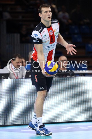  11.10.2013 RZESZOW<br />SIATKOWKA PLUS LIGA 2013/2014 MEN VOLLEYBALL POLAND POLISH PLUSLIGA LEAGUE SEASON 2013/2014 <br />MECZ ASSECO RESOVIA RZESZOW - BBTS BIELSKO BIALA <br />N/Z LUKAS TICHACEK SYLWETKA<br /> 